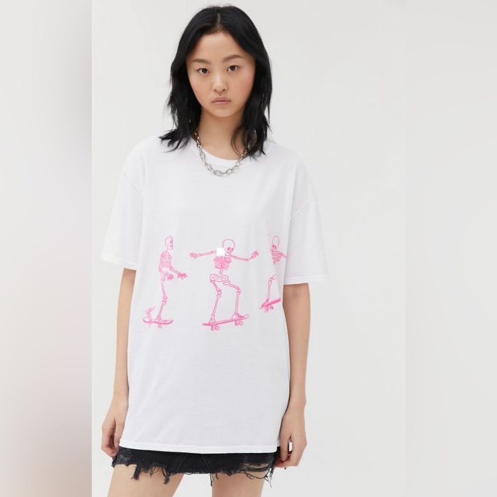 Project Social T Skeleton Oversized Tee